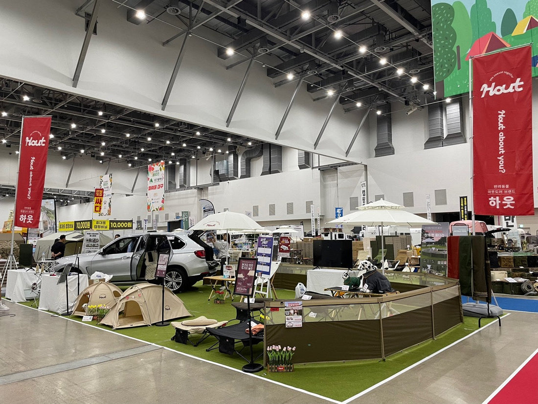 Building a Campsite Inside a Convention Hall