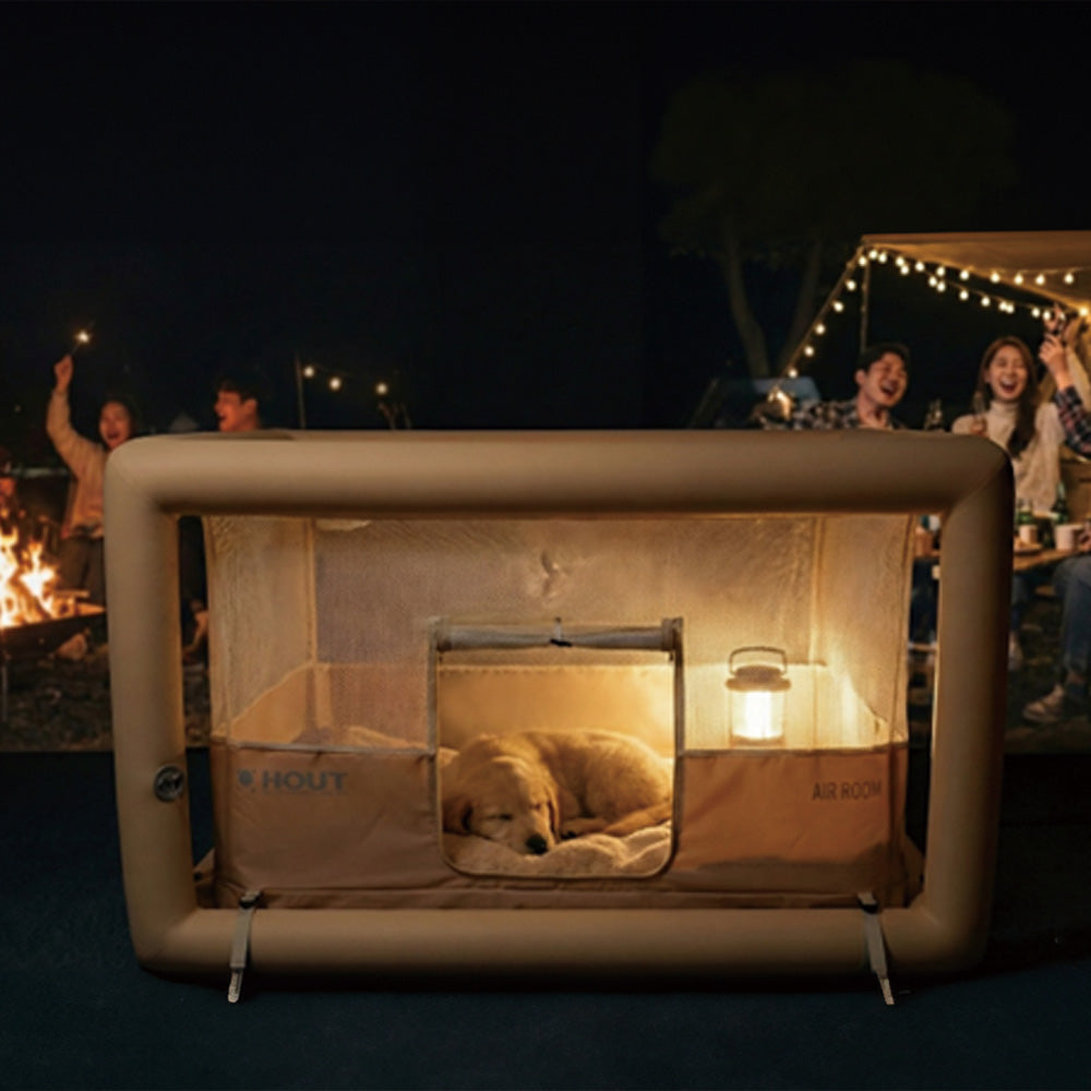 HOUT Cloud Air Fence Room — Inflatable Playpen for Small Dogs