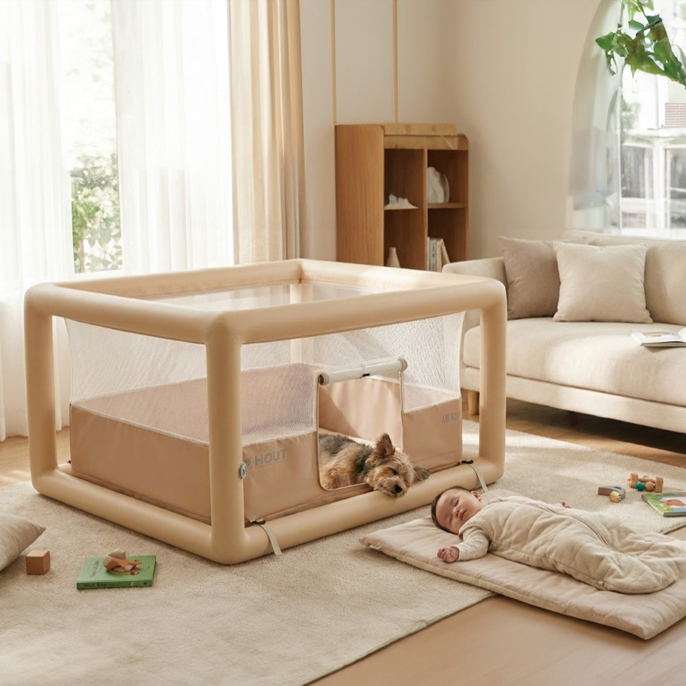 HOUT Cloud Air Fence Room — Inflatable Playpen for Small Dogs