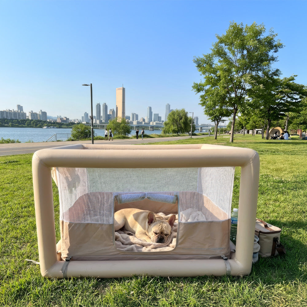 HOUT Cloud Air Fence Room — Inflatable Playpen for Small Dogs