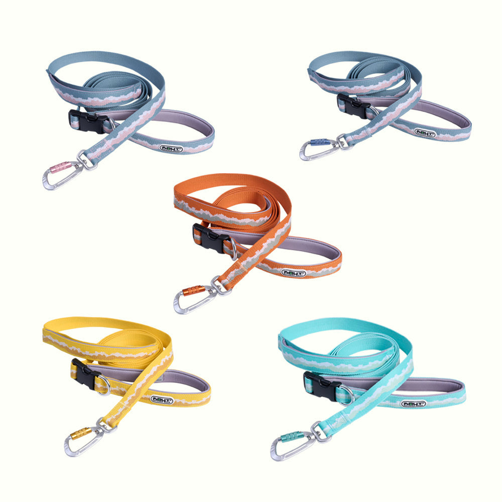 HOUT SYNC Dog Leash — 100% Cotton, 5 Colors