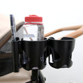 HOUT Pet Stroller Phone Mount with 2 Cup Holders