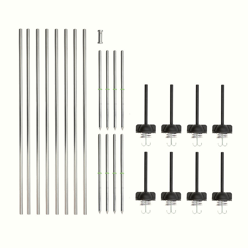 HOUT All-in-One 2-in-1 Pet Fence Set — Deck & Ground Setup
