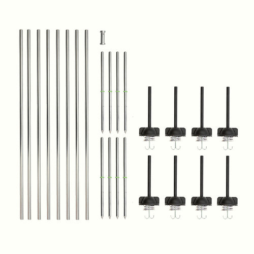 HOUT All-in-One 2-in-1 Pet Fence Set — Deck & Ground Setup
