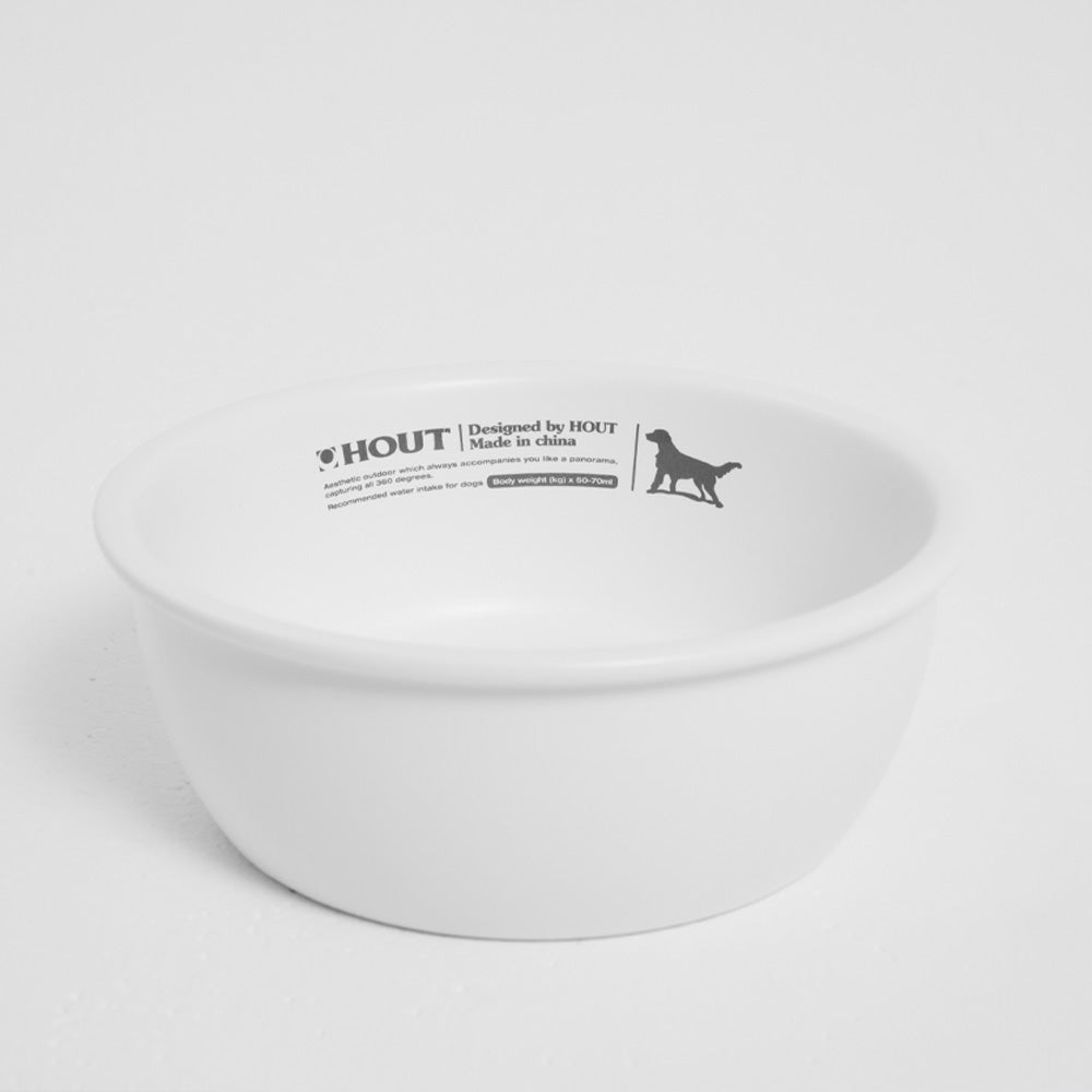 HOUT Ceramic Pet Bowl — 18.6 fl oz (550 ml), Single