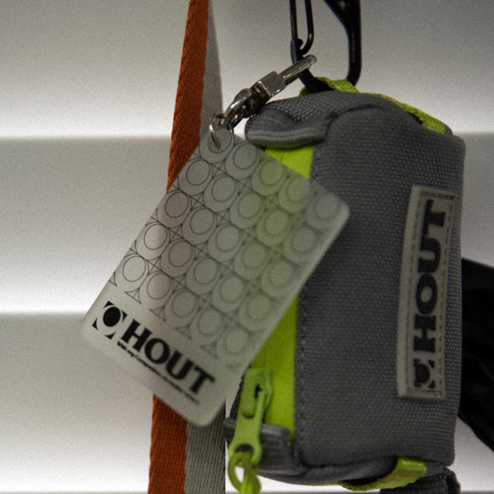 HOUT Night Glow Safety Key Ring for Dogs — Glow-in-the-Dark Walk Charm