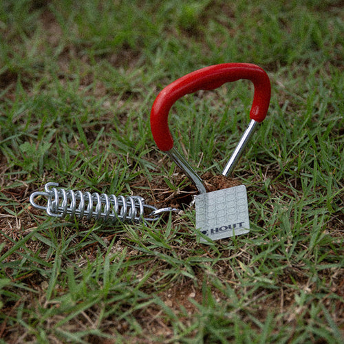 HOUT Groundie Dog Parking — Shock-Absorbing Tie-Out Stake for Dogs