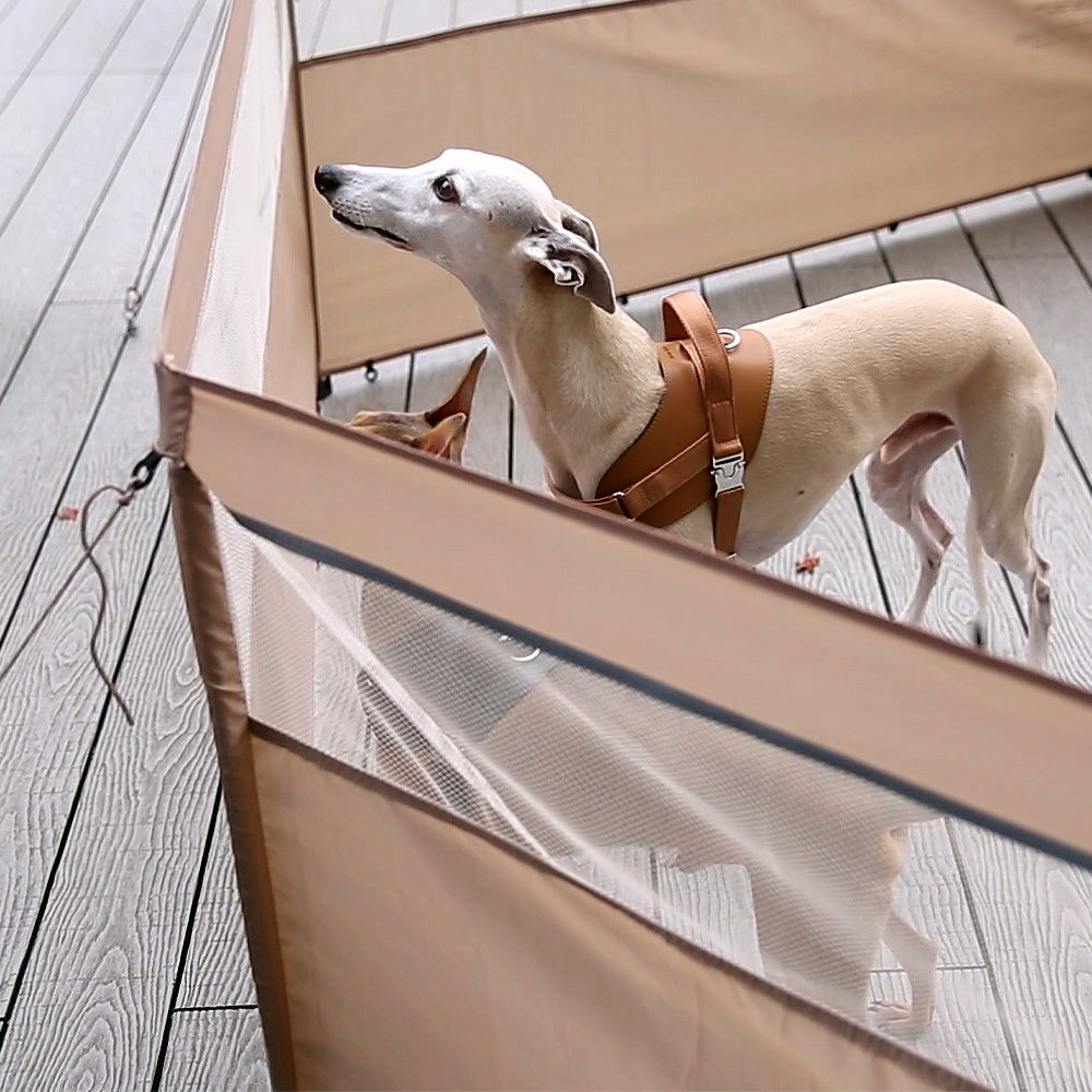 HOUT All-in-One 2-in-1 Pet Fence — For Deck & Ground
