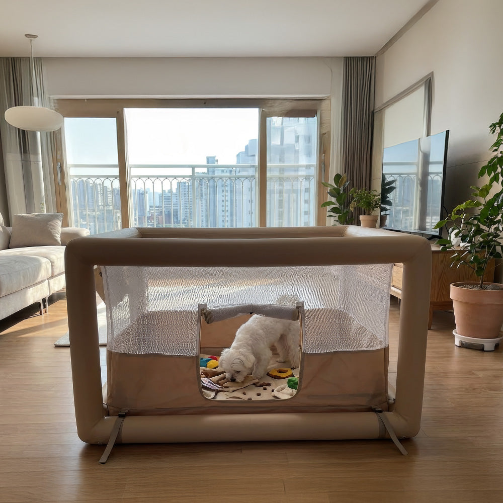 HOUT Cloud Air Fence Room — Inflatable Playpen for Small Dogs