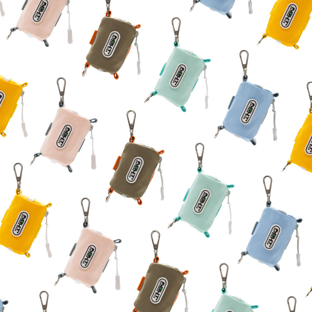 HOUT SYNC Poop Bag Pouch — Clip-On Dog Walk Pouch, 5 Colors