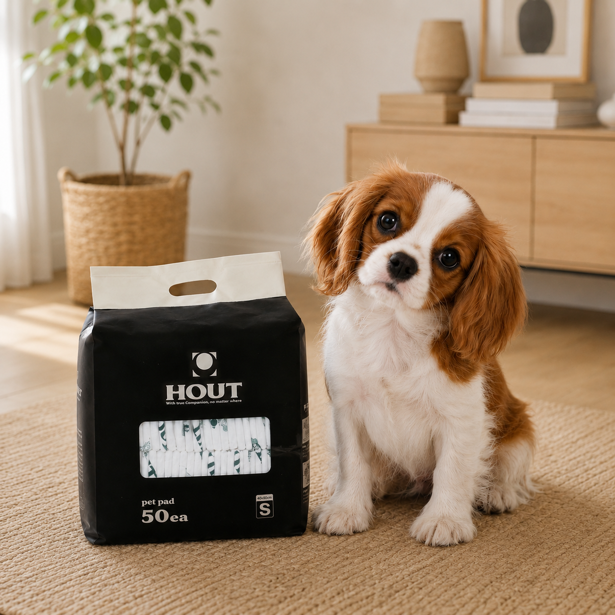 HOUT Swift Pet Training Pads — Small, for Puppies, Small Dogs & Cats