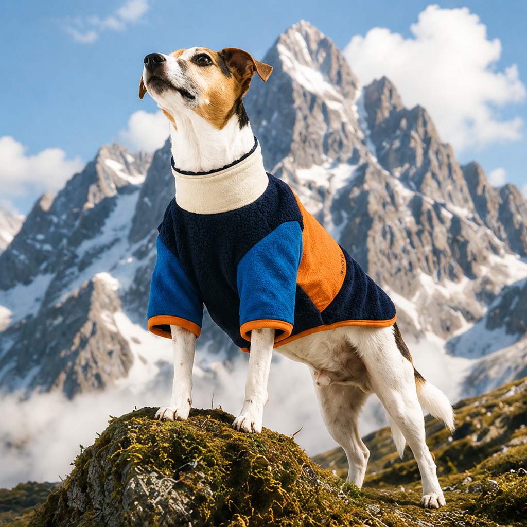 HOUT Sherpa Fleece Crop Jacket for Dogs — Cozy Winter Layer