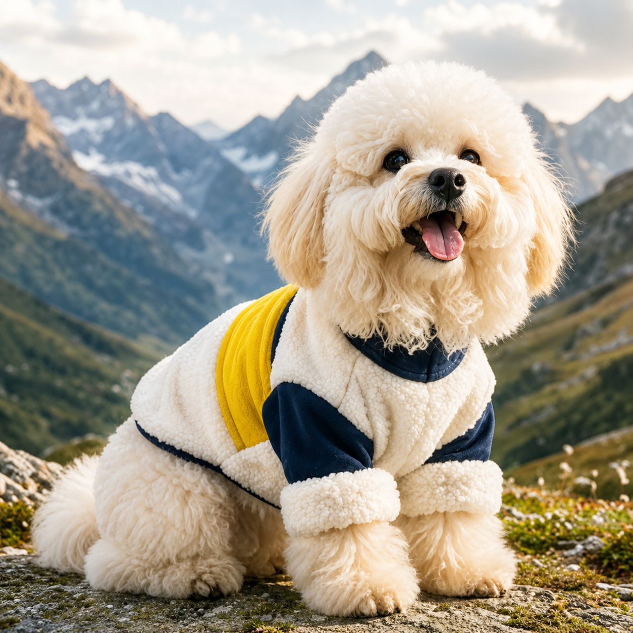 HOUT Sherpa Fleece Crop Jacket for Dogs — Cozy Winter Layer