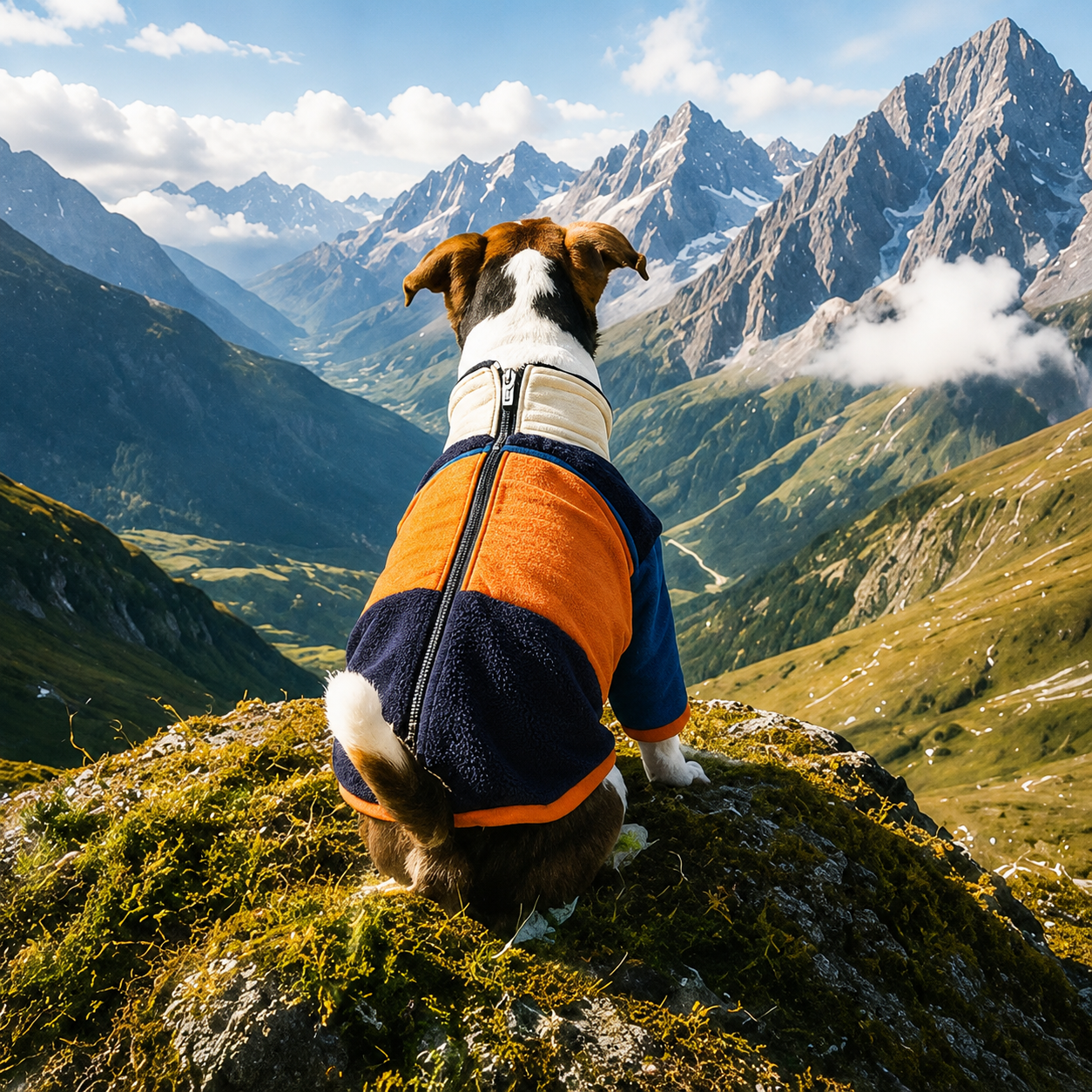 HOUT Sherpa Fleece Crop Jacket for Dogs — Cozy Winter Layer