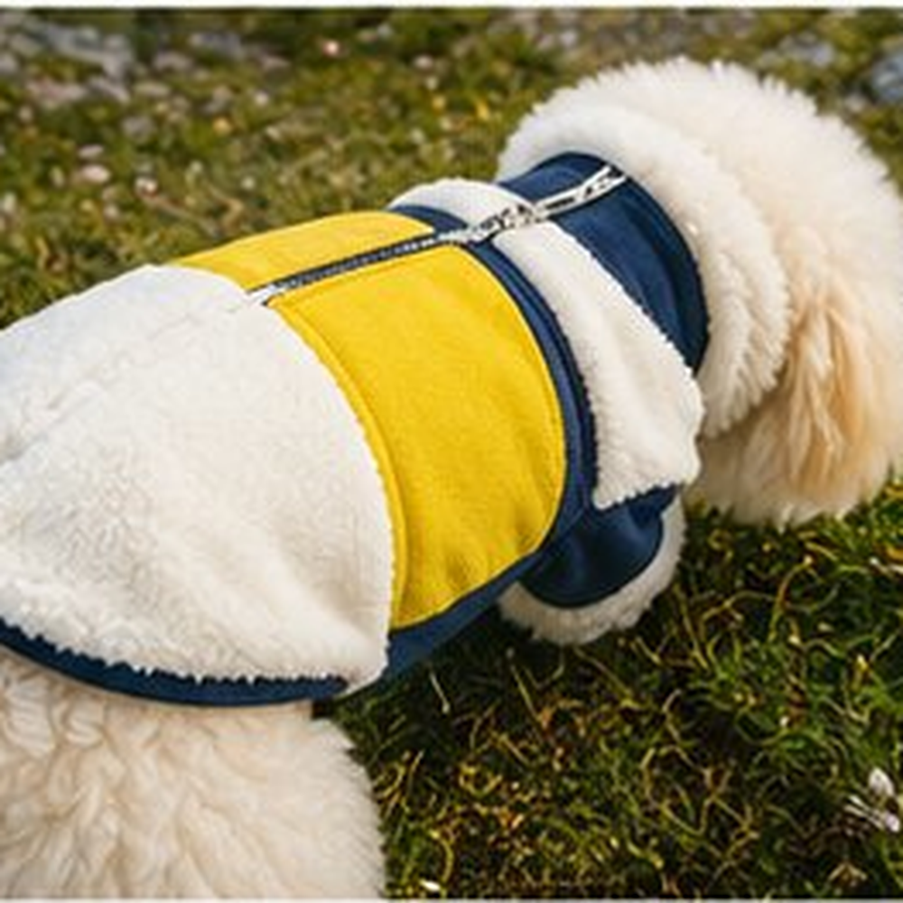 HOUT Sherpa Fleece Crop Jacket for Dogs — Cozy Winter Layer