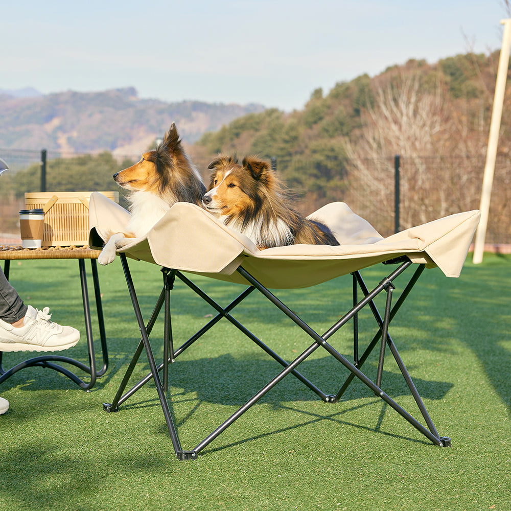 HOUT Dog Cot — Elevated Dog Bed in Oxford & Mesh, 2 Sizes