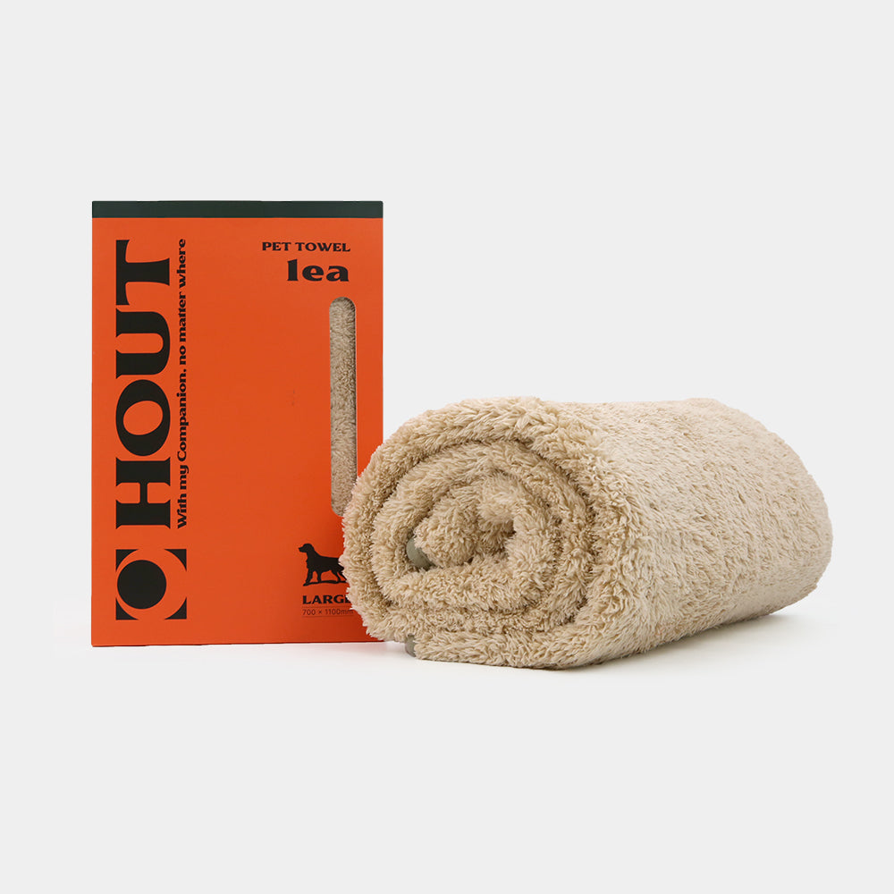 HOUT Cozy Pet Towel for Dogs & Cats — Large, Quick-Dry